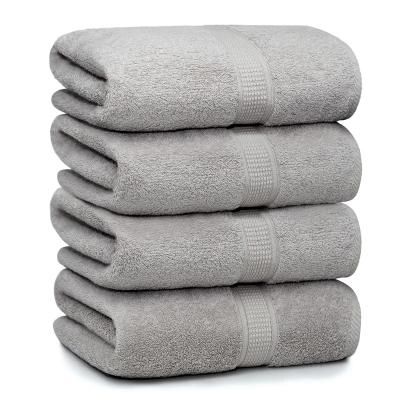 China Fade-Resistant Home Bath Towel 100% Fiber Safe Bamboo Super Soft And High Absorbent Bath Hand Towels Wash Clothes for sale