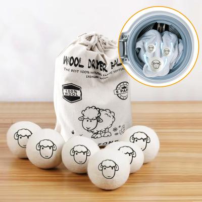 China Reusable Wool Dryer Ball Softener Laundry Cleaning Balls Drying Wool Softener Balls Drying Clothes Washing Machine Accessories for sale