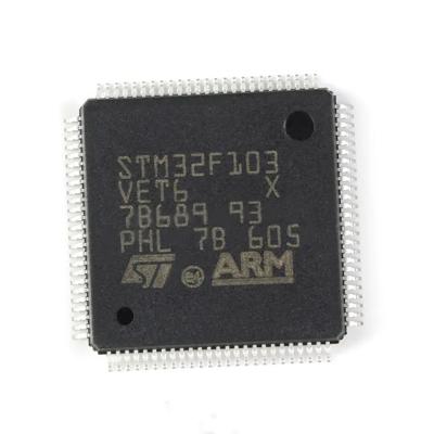 China ST STM32F103VET6 Microcontroller IC Microcontrol LQFP100 STM32F103 IC Chip Electronic Components LQFP-100 STM32F103VET6 64KB for sale