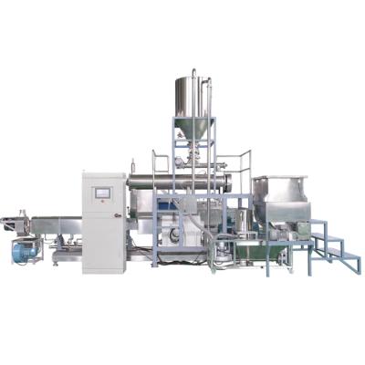 China Factory Supplier Fried Pellets Snack Food Extruder Processing Machine Factory for sale