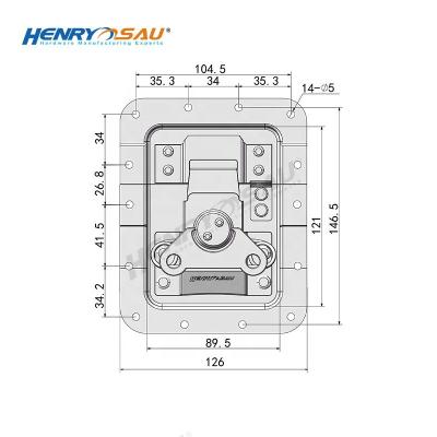 China Universal aluminum case hardware products audio equipment case parts aluminum flight cases/latches/audio equipment case flight case/case stage performance for sale