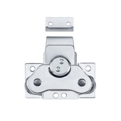 China Suction Silver Latch Metal Rotary Twist Turn Lock Metal Tool Box Locks Cabinet Latch Toggle Lock for sale