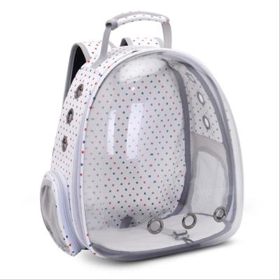 China Viable Portable Pet Carrier Bag Cat Bag Outdoor Travel Backpack Breathable For Cat And Dog Space Pet Backpack Transparent Bag For Cat for sale