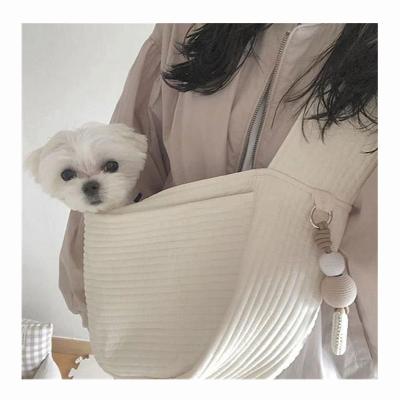 China Breathable Breathable Travel Bag Carrier Saddle Raising Pet Carrier Bag Dog Backpack for sale