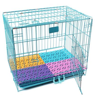 China 5PCS PE Mesh Pet Floor Toilet Mats Sustainable Dog Cat Mat Can Spliced ​​Dog Cage Supplier for sale