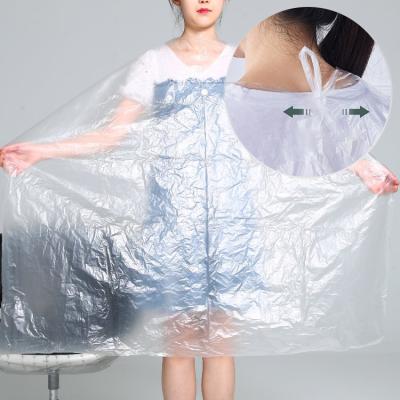 China Barber Capes Disposable Hair Cape Waterproof Disposable Aprons Packed in Plastic Hot Selling for sale