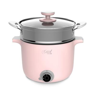 China Top Popular 1.5L Binaural Outdoor With Electric Steam Hcookingmultifunction Outdoor Electric Frying Pan for sale