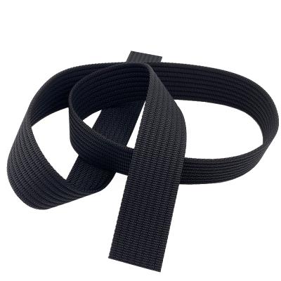 China 1.5 inch viable black high quality nylon webbing for belt Te koop