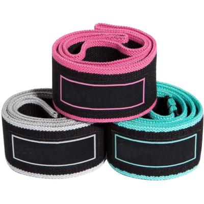 中国 Plastic Gym Fitness Equipment Non Slip Fabric Elastic Resistance Hip Bands Booty Bands For Sale Customizable Logo 販売のため