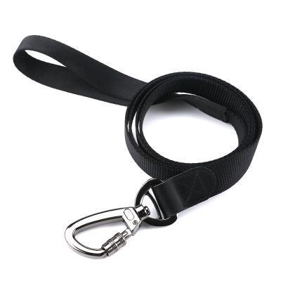 中国 High tenacity nylon dog leash with metal buckle can be customized logo and sewing processing for cat dog pet low MOQ 販売のため