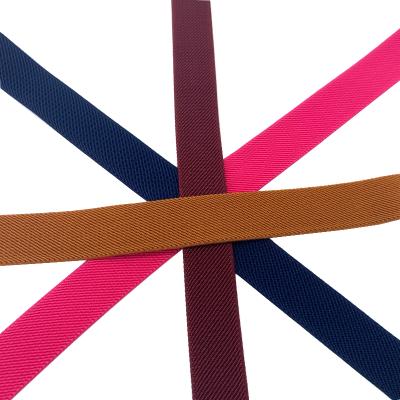 China 20 by 25mm colorful twill elastic band elastic patch FOR straps/sports/electronics/medical straps can be customized logo and sewing process Te koop