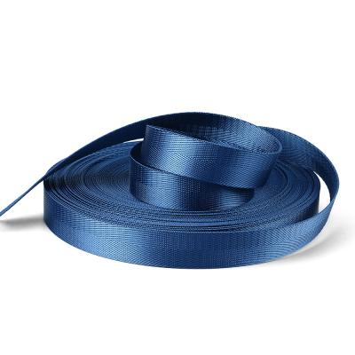 China 20mm 38mm Nylon Webbing Backpack 50mmRoyal Blue Custom Viable Belt Polyester Webbing Te koop