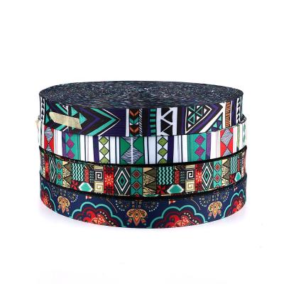 Chine Sustainable DIY Garment Accessories Lace Ribbons Ethnic Jacquard Webbing For Bag Straps à vendre