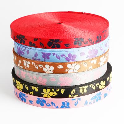 Chine 100% Customized Viable Jacquard Nylon Webbing For Dog Cat Horse Collar And Leash à vendre