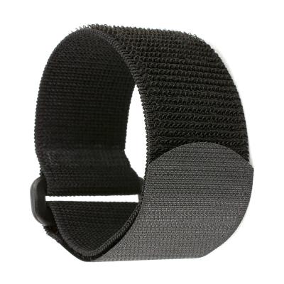 China Loop Band Stretch Hook and Loop Tie Un-Napping Durable Nylon Elastic Strap Te koop