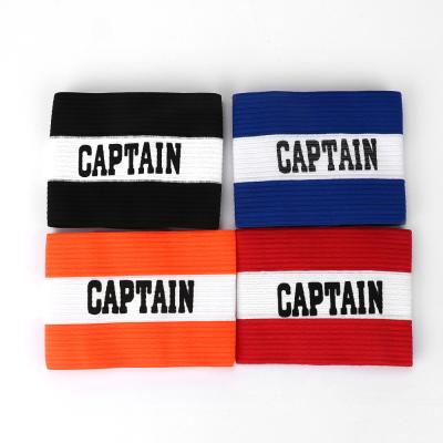 China Wholesale 70*350mm Elastic Soccer Captain Armband Group Armband Custom Adjustable Leader Competition Arm Band à venda