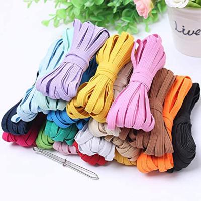 China 6mm Colorful Rubber Band Elastic Band For Notebook Gift Box Stationery Luggage In Stock à venda