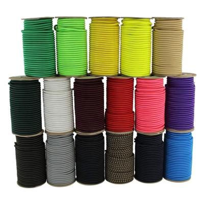 China 2mm viable 2.5mm latex rope high tensile colorful round elastic latex rope in stock for beach chairs hair ties à venda