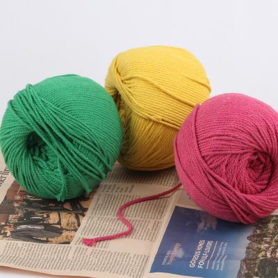 China Sustainable 2mm Cotton Rope Lightly Recycled Cotton Ropes For Wrapping Knotting Wall Hanging Decor for sale