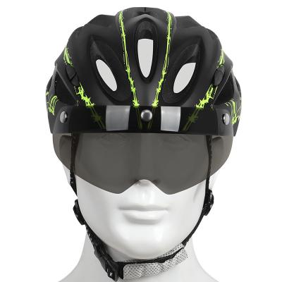 China Neutral/Both Men's and Women's 2022 New Helmet Strain Goggles Integrated Men's Women's “S and “S Bicycle Mountain Bike Bicycle Molding Helmet for sale