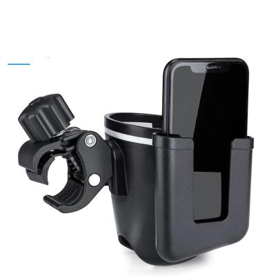 China Lightweight and Convenient 2 in 1 Bicycle Cage Mobile Phone Holder MTB Bike Water Bottle Cage Rotating Holder for sale