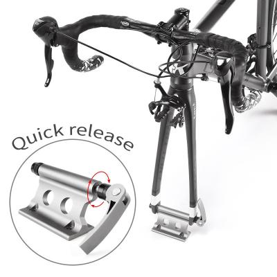 China Car Easy Roof Rack Clamp Mount Bicycle Fork Aluminum Alloy Quick Installation Bracket for sale