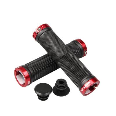 China ROCKBROS BMX Road MTB Bike Grips Lockable Handlebar Grips Bikes Alloy+Soft Aluminum Durable PE Gear Lock Rubber Fixed Grips for sale