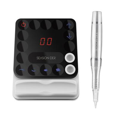 China Professional Rotary Microneedle Pen PMU Micropigmentation PMU Academy Scalp Microblading Machine Tattoo Private Label for sale