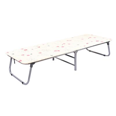 China Wholesale Cheap Foldable Twin Metal Folding Bed Metal Waist Foldable Bed for sale