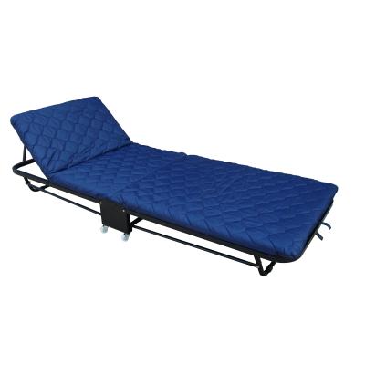 China China Factory Wholesale Foldable Home Hotel Single Folding Bed With Foam Mattress for sale