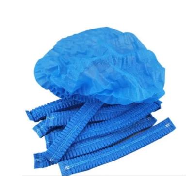 China PP Assault Hat Clip Hair Clip Hats Bouffet Bouffant Disposable Surgical Nonwoven Medical Bouffant Cap For Food for sale