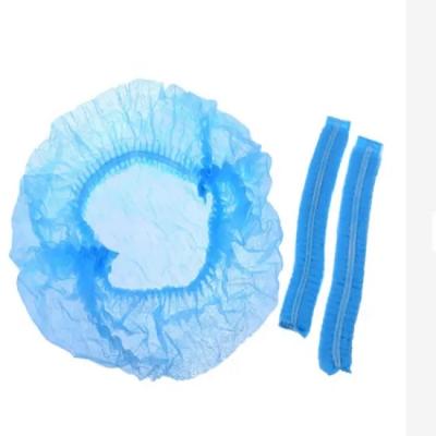 China PP Crowd Blow Up Hat Medical Nonwoven Disposable Surgeon Clip Cap Hair for sale