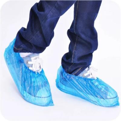 China Waterproof Disposable Plastic PP PPE Pe Shoe Cover T Clip for sale