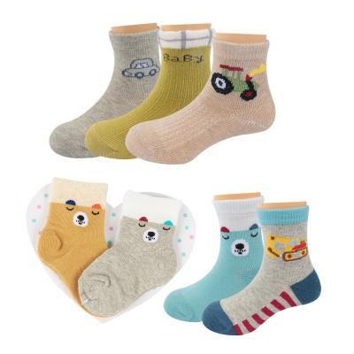 China Cute Cotton Socks Wholesale New Baby Boy Girl Cute Cartoon Socks Cotton Socks for sale