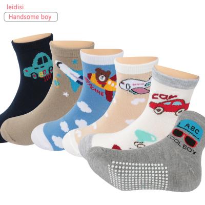 China Hot Selling Boys Autumn Non-slip Stylish Children's Socks Boys Cartoon Socks Cartoon Socks for sale