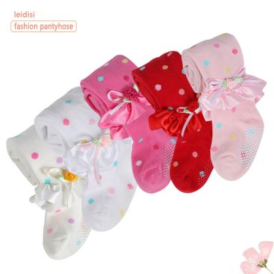 China Toddler Lace Leg Warmers Baby Leg Warmers Lace Up Baby Bow Jewelery Tights Wholesale for sale