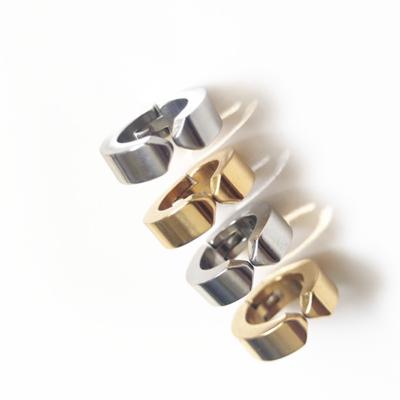 China Fashionable Korean Titanium Personality Ear Clip Stainless Steel Ear Clip Fashionable Without Ear Hole for sale