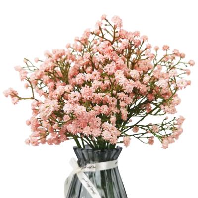 China Realistic Hot Selling Plastic Filler Flowers For Artificial Decoration Wedding Baby's Breath Flower for sale