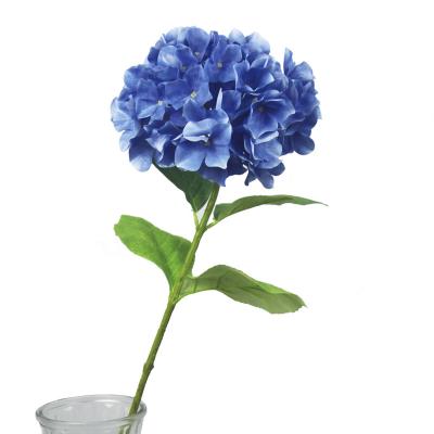 China 3D Printed Wholesale Cheap Artificial Hydrangeas Flowers Silk For Wedding Party Table Centerpiece Decoration Showroom Hotel Home Design for sale