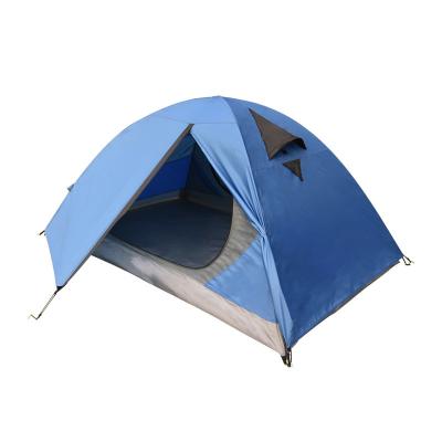 China New Design Outdoor Camping Tents Waterproof Suitable Straight Tying Type To Double-Layer Tents For 1-2 Persons for sale