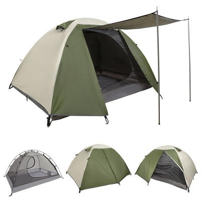 China Wholesale Double Layer 2-3Person Camping Tent Straight Tying Type Quick Opening Automatic Outdoor Fishing Equipment Trekking Tent for sale