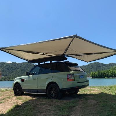 China Extended Type All-Aluminum Vehicle Car Side Tent Outdoor Waterproof Sun Shelter Pull-Out Type Tent for Offroad Camping for SUV Roof Rack for sale