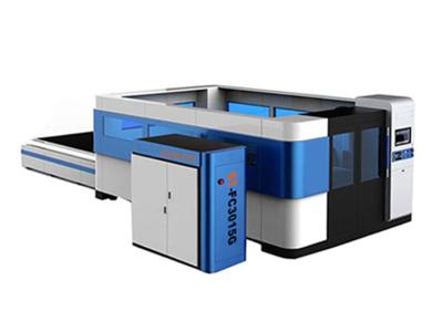 China Fiber Laser Cutting System Mild Steel Brass Aluminum 2000*4000mm 380V for sale