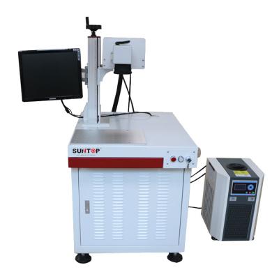 China Mopa Green UV Laser Marking Machine / Co2 Laser Marking Machine On Wood Plastic for sale