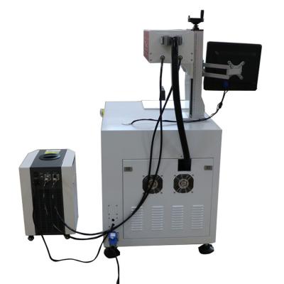 China 3W 5W UV Laser Marking Machine For Glass Cup Plastic Bag Ultraviolet 355nm for sale