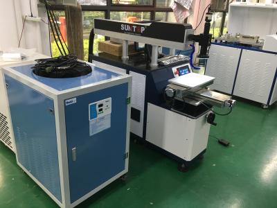 China A tabela de máquinas de aço inoxidável da soldadura do laser de YAG pode adicionar o dispositivo giratório à venda