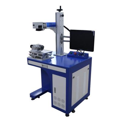 China 20w Fiber Laser Marking And Engraving Machine For Metal Rings And Tubes for sale