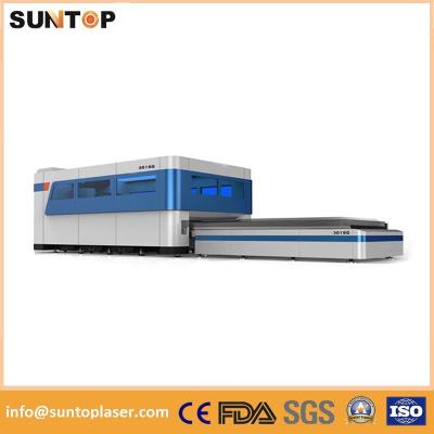 China Automatic Fiber Laser Cutting Machine / Laser Metal Cutting Equipment for sale