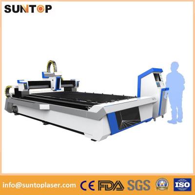 Chine matériel d'acier inoxydable d'en cuivre de tôle de découpeuse de laser de la commande numérique par ordinateur 2000W à vendre