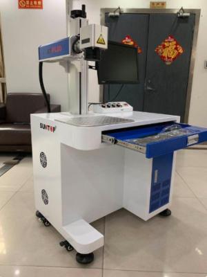 China Fiber Optic Laser Engraving Machine For Metals Plastic Products 100 Watt for sale